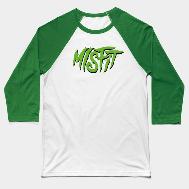 MISFIT - NCT (GREEN) Baseball T-Shirt by Duckieshop